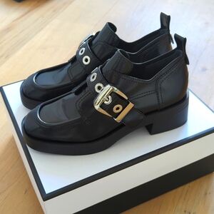 BRAND NEW LARROUDÉ STEWART FLAT OXFORD BLACK 9 US Women's